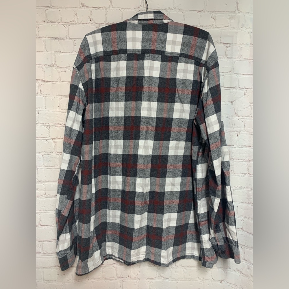 Patagonia Organic Cotton Plaid Flannel Shirt Size XXL - Picture 6 of 6